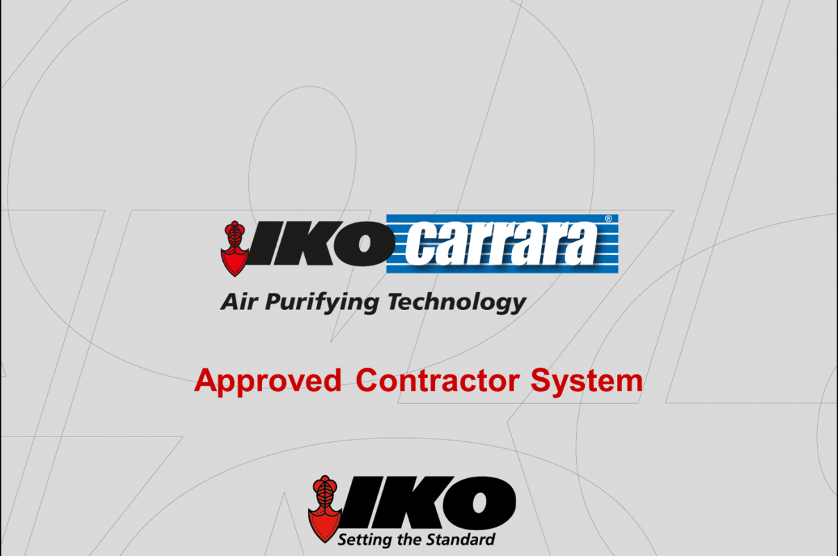 IKO Carrara Cap Sheet (Bituminous Reinforced Roofing Membrane With Air Purifying Technology) 1 Carrara