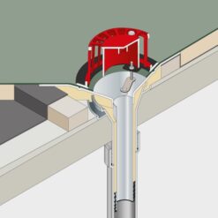 IKO Aluminium Roof Outlet - AV Retro Gulley Outlet