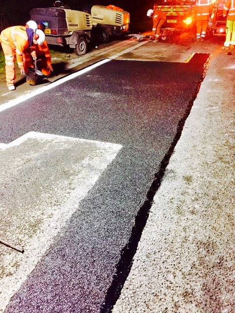 M25 Inlaid Crack Repair