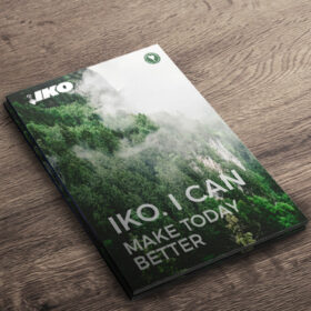 IKO. I CAN BE MORE SUSTAINABLE 2 sustainability brochure mockup 280x280 1